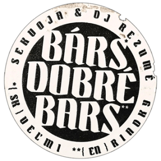 Bárs Dobre Bars street sticker