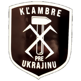 Kľambre pre Ukrajinu street sticker
