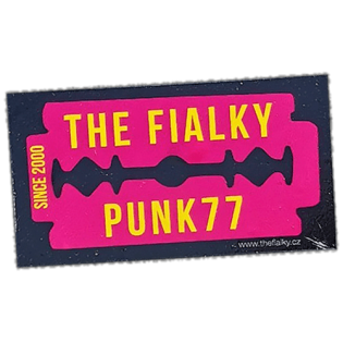 The Fialky street sticker