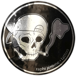 Raphi Jerome wanted street sticker