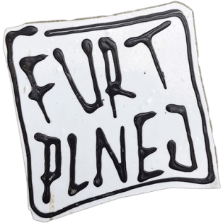 Furt Plnej wanted street sticker