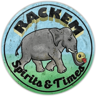 Rackem wanted street sticker