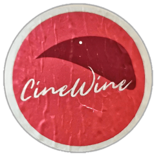 Cine Wine wanted street sticker