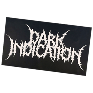 Dark Indication wanted street sticker