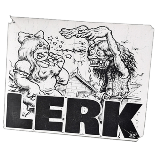 LERK wanted street sticker