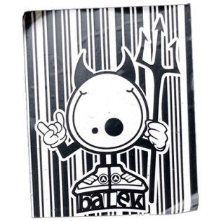 Balek wanted street sticker