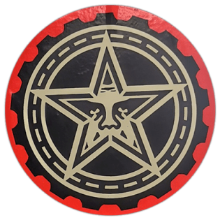 OBEY wanted street sticker