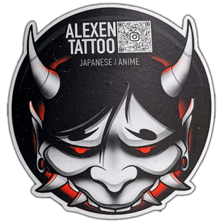 Alexen Tattoo wanted street sticker