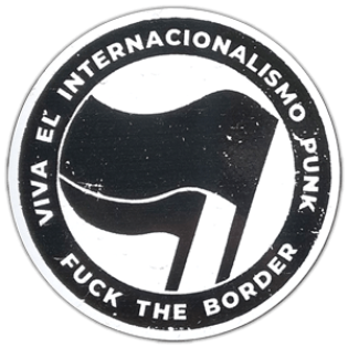 Antifa wanted street sticker