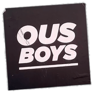 Ous Boys wanted street sticker