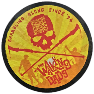 The Walking Dads wanted street sticker