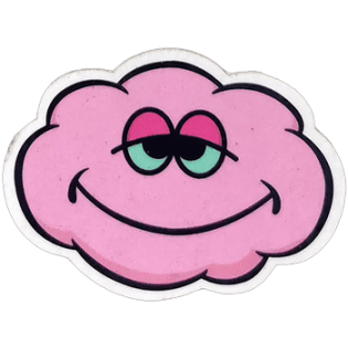 "Cloud" wanted street sticker