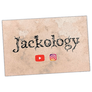Jackology wanted street sticker