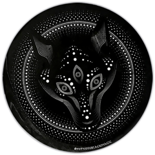 Hypnosis Black Magic wanted street sticker
