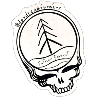 Day Dream Farmers wanted street sticker