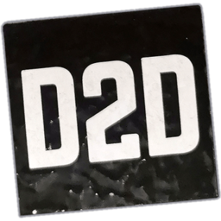 D2D wanted street sticker