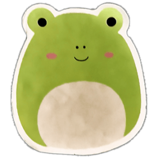 Frog wanted street sticker