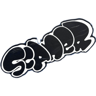 Scaner wanted street sticker