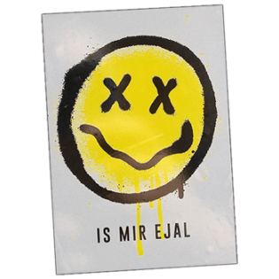 Is mir ejal wanted street sticker