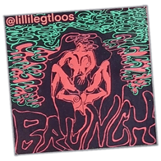 Lillilegtloos wanted street sticker
