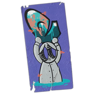 Unknown wanted street sticker