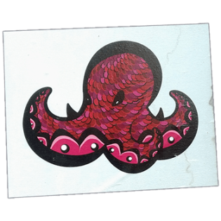 Unknown wanted street sticker