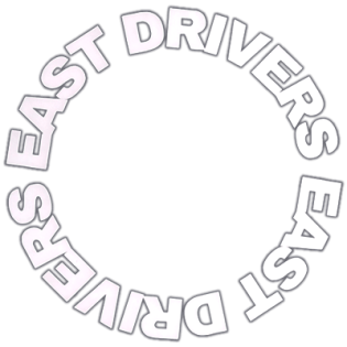 East Drivers wanted street sticker.