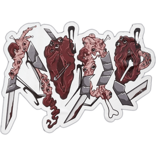 AORE wanted street sticker
