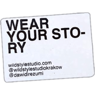 Wild style studio wanted street sticker