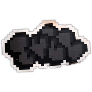 Evil wanted street sticker