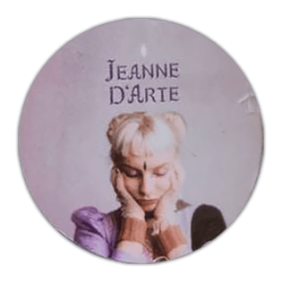 Jeanne D'Arte wanted street sticker