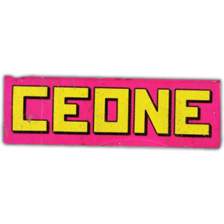 Ceone wanted street sticker