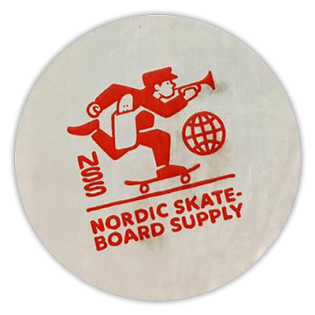 Nordic Skateboard supply wanted street sticker