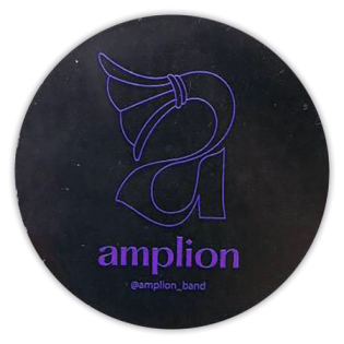Amplion band wanted street sticker