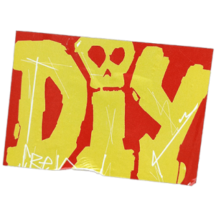 DIY Crew wanted street sticker