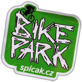 Bikepark Spicak wanted street sticker