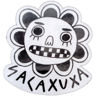 Sacaxuxa wanted street sticker