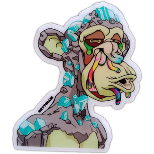 Crytollie wanted street sticker