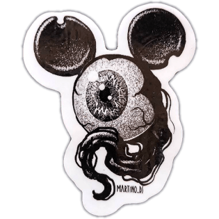 Martino DS wanted street sticker
