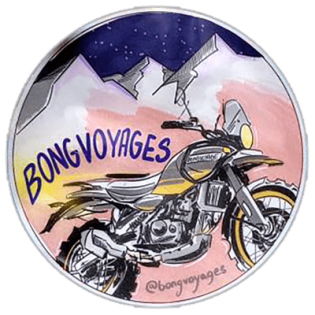 Bongvoyages wanted street sticker