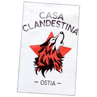 Casa Clandestina wanted street sticker