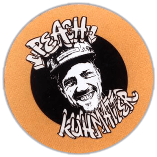 Peach Kuhmatter wanted street sticker