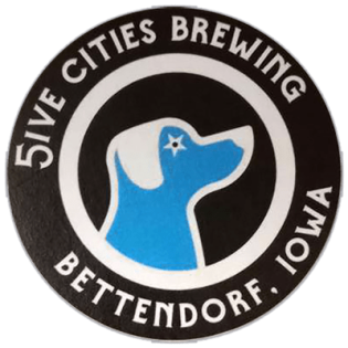 5ive cities brewing wanted street sticker