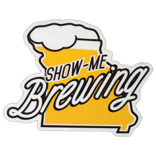 Show-me Brewing wanted street sticker