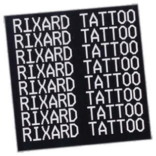Rixard Tattoo wanted street sticker