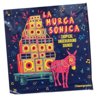 La Murga Sonica wanted street sticker
