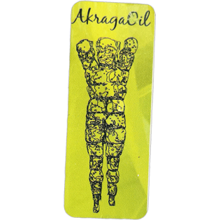 Akraga Oil wanted street sticker
