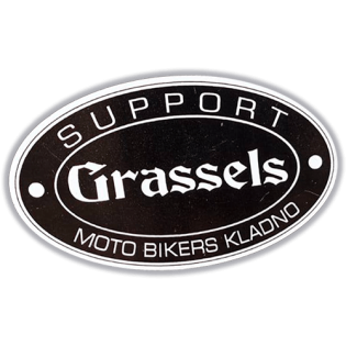 Grassels wanted street sticker