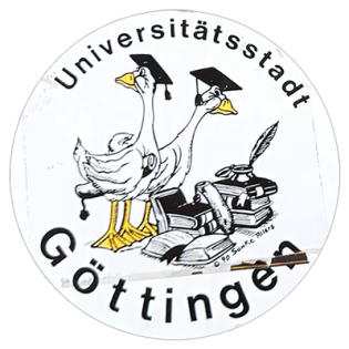 Universitätsstadt Göttingen wanted street sticker