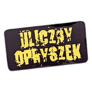 Uliczny Opryszek wanted street sticker